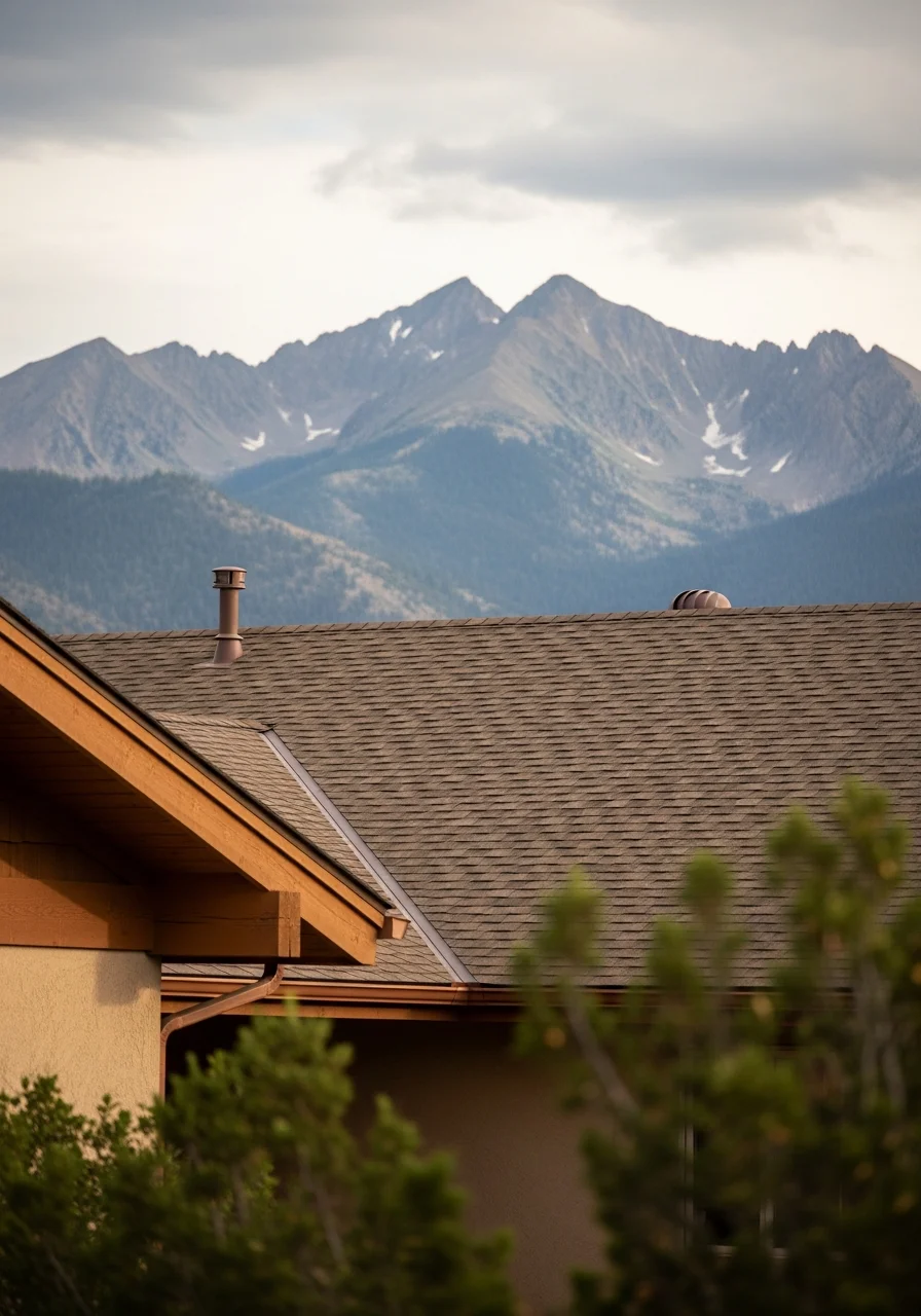 Close-up of a well-maintained residential property in Ignacio with mountain backdrop and native landscaping.